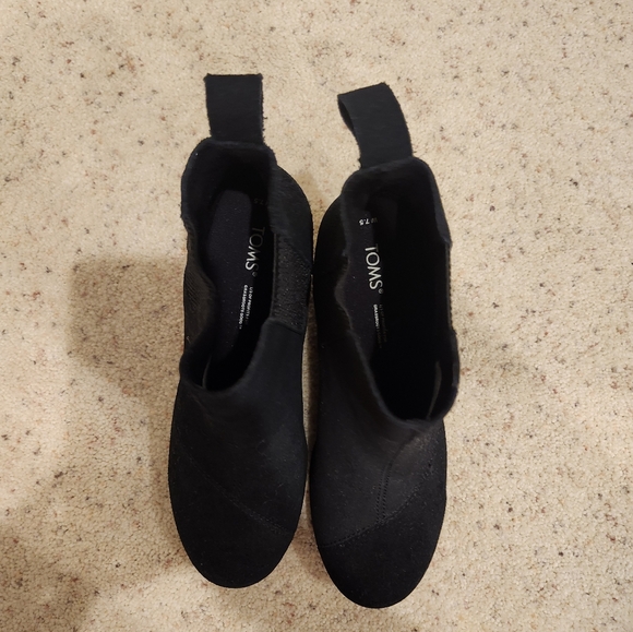 Toms, size 7.5, black - Picture 5 of 5
